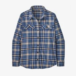 Patagonia Women's Long-Sleeved Organic Cotton Midweight Fjord Flannel Shirt