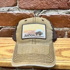 Granite Sports SoDak Clothing Retro Bison Hat Hats