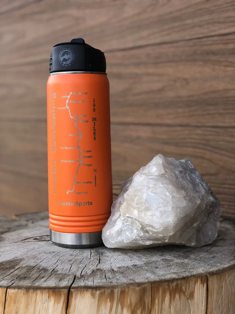 Granite Sports Mickelson Trail Vacuum Insulated Stainless Steel Water Bottle 20OZ (.6L) Gear & More 4 Granite Sports Mickelson Trail Vacuum Insulated Stainless Steel Water Bottle 20OZ (.6L) Gear & More