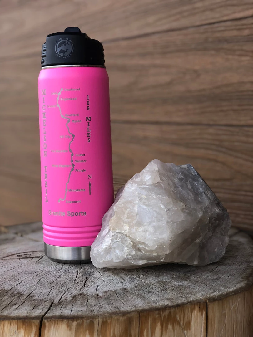 Granite Sports Mickelson Trail Vacuum Insulated Stainless Steel Water Bottle 20OZ (.6L) Gear & More 8 Granite Sports Mickelson Trail Vacuum Insulated Stainless Steel Water Bottle 20OZ (.6L) Gear & More