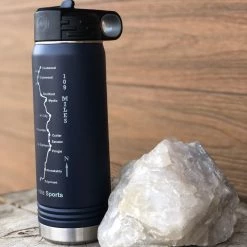 Granite Sports Mickelson Trail Vacuum Insulated Stainless Steel Water Bottle 20OZ (.6L) Gear & More