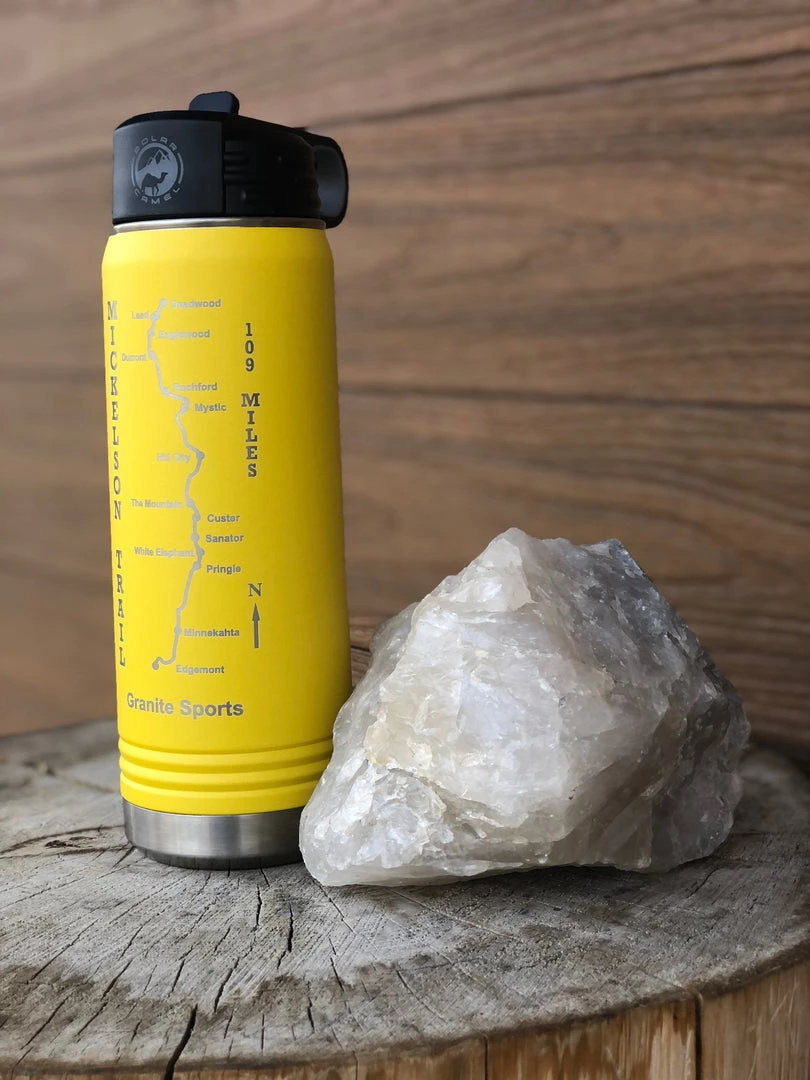 Granite Sports Mickelson Trail Vacuum Insulated Stainless Steel Water Bottle 20OZ (.6L) Gear & More 7 Granite Sports Mickelson Trail Vacuum Insulated Stainless Steel Water Bottle 20OZ (.6L) Gear & More