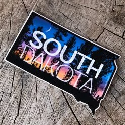 Black Hills Stickers South Dakota Sunset Sticker