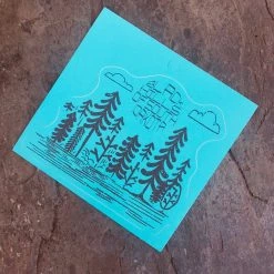 Black Hills Rally & Gold Gear & More Black Hills Distressed Forest Sticker