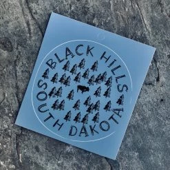 Black Hills Rally & Gold Black Hills Circle Forest Sticker Gear & More