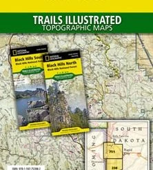 National Geographic Trails Illustrated Black Hills National Forest Map Pack Bundle Gear & More