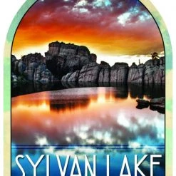 Black Hills Stickers Sylvan Lake Sunset Sticker