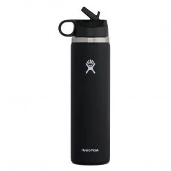 Hydro Flask Wide Mouth 24oz Bottle W/ Straw Lid
